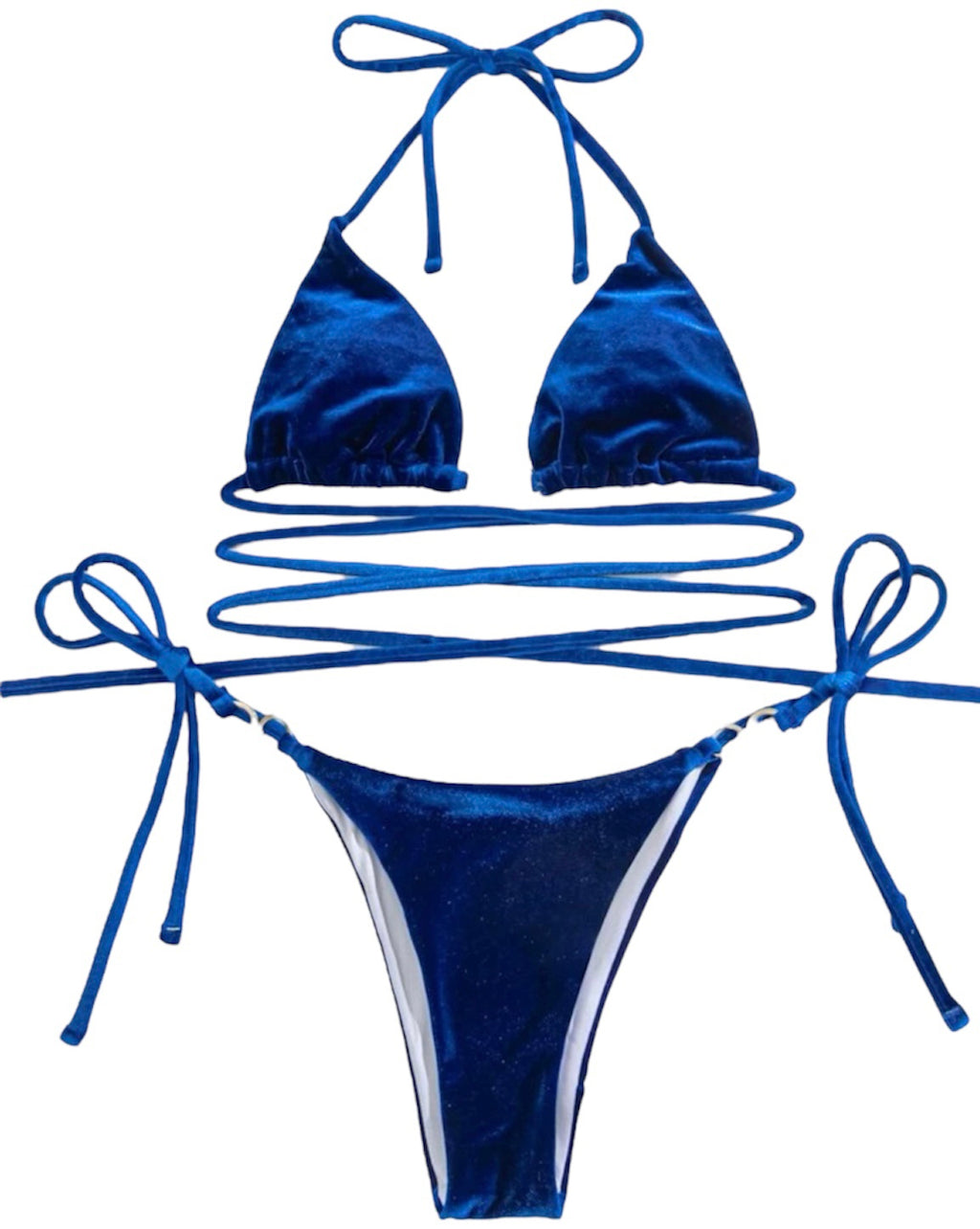Blue Velvet Bikini